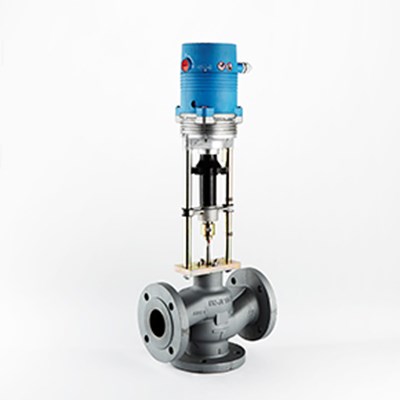 3-Way control valve, Flanged